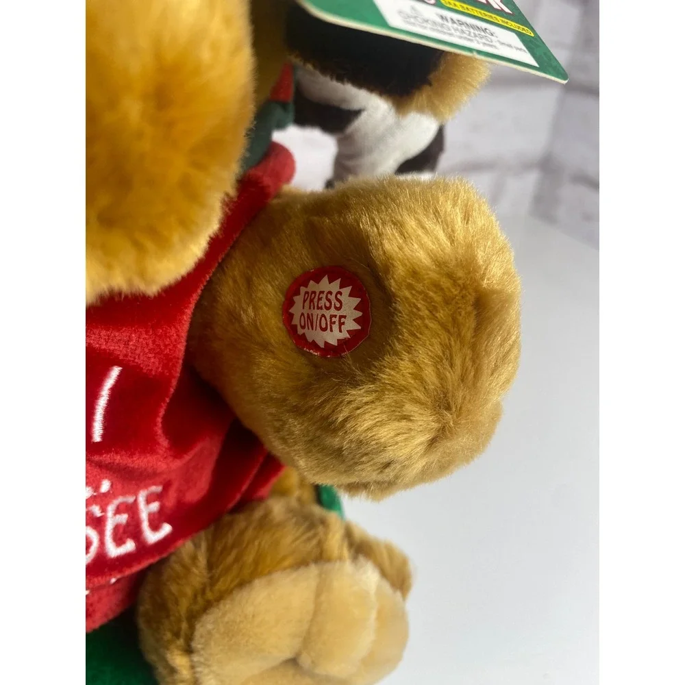 Dr. Elmo Grandma Got Run Over by a Reindeer Animated Singing Plush Toy Dandee